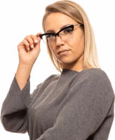 Black Metal & Plastic Glasses (Frames) 4