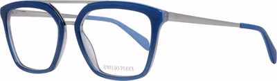 Blue Metal & Plastic Glasses (Frames)