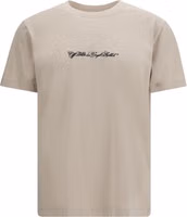 Beige Cotton T-Shirt 1