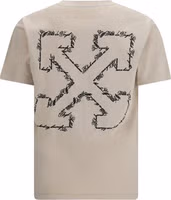 Beige Cotton T-Shirt 2