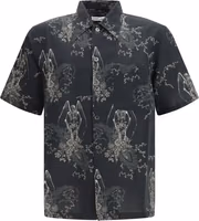 Gray Cotton Pattern Shirt 1