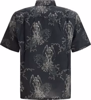 Gray Cotton Pattern Shirt 2