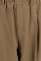 Beige Polyester Casual Pants 3