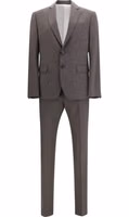 Gray Wool Two-Piece Suit 1