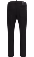 Black Cotton Slim Fit Jeans 2