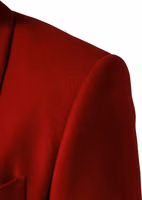 Red Cashmere Single Breasted Jacket Blazer 5