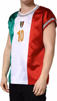 Multicolor Italia DG Logo Satin Tank T-shirt 2