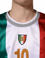 Multicolor Italia DG Logo Satin Tank T-shirt 4
