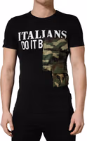 Black Italians Do It Better Camo Pocket Men T-shirt 1
