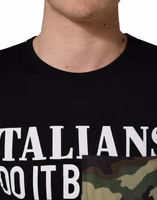 Black Italians Do It Better Camo Pocket Men T-shirt 4