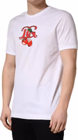 White DG Cherries Cotton Crew Neck  T-shirt 2