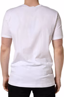 White DG Cherries Cotton Crew Neck  T-shirt 3