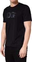 Black Logo DG Print Cotton Crew Neck T-shirt 2