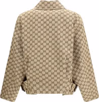 Beige Cotton Bomber 2