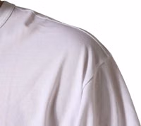 White Cotton Short Sleeves Crew Neck T-shirt 5