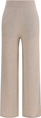Beige Cashmere Casual Pants