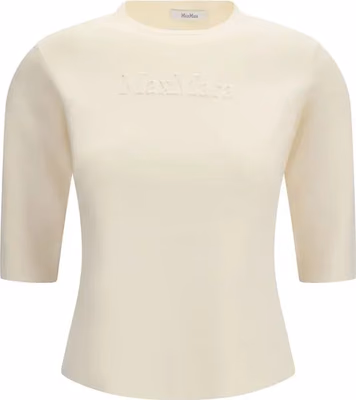 Beige Viscose T-Shirt