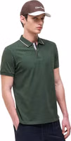 Green Cotton Polo Shirt 1