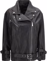 Black Lambskin Leather Jacket 1