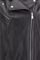 Black Lambskin Leather Jacket 3
