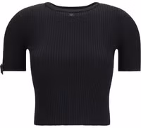 Black Viscose T-Shirt 1