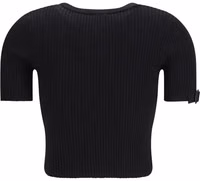 Black Viscose T-Shirt 2