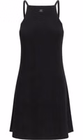 Black Viscose Casual Dress 1
