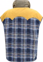Blue Polyamide Sleeveless Jacket 2