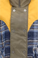 Blue Polyamide Sleeveless Jacket 3