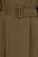 Bicolor Silk Trench Coat 3