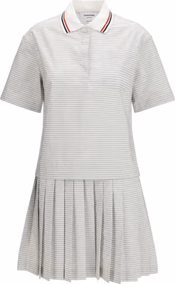 Gray Cotton Casual Dress