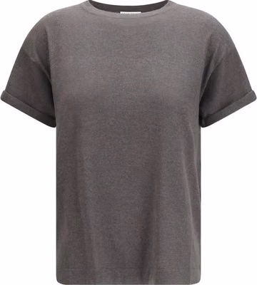 Gray Nylon T-Shirt