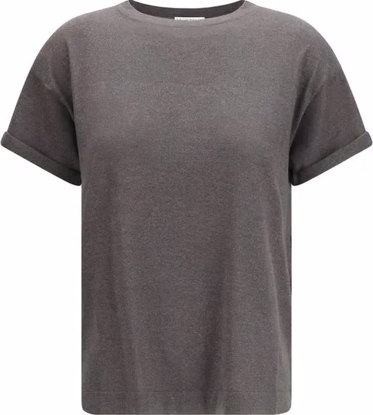 Gray Nylon T-Shirt