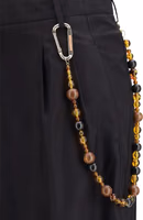 Black Cotton Casual Pants 3