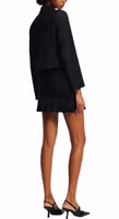 Black Cotton Mini Skirt 3