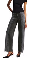 Black Cotton Relaxed Fit Jeans 1