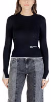 Black Viscose Sweatshirt 1