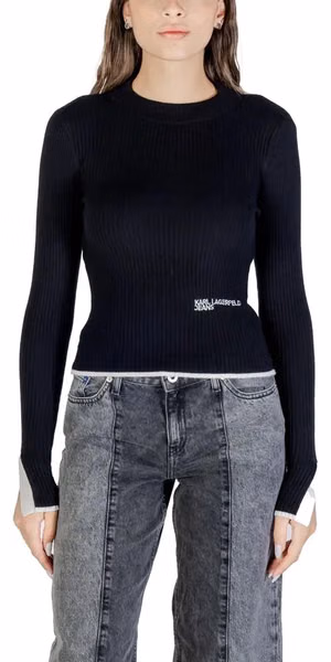 Black Viscose Sweatshirt