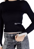 Black Viscose Sweatshirt 5