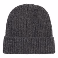 Gray Polyester Beanie 3