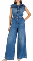 Blue Cotton Jumpsuit 1