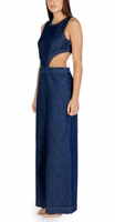 Blue Cotton Jumpsuit 2