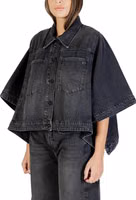 Black Cotton Denim Jacket 3