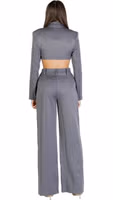 Gray Polyester Jumpsuit 3