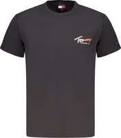 Black Cotton Men T-Shirt 1