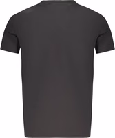 Black Cotton Men T-Shirt 2