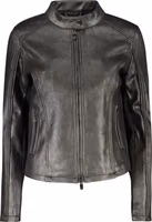 Black Polyester Women Jacket 1