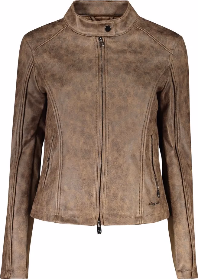 Verde Poliuretano Women Jacket