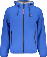 Blu Polyester Men's Jacket 1