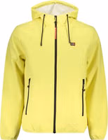 Yellow Polyester Men's Jacket 1